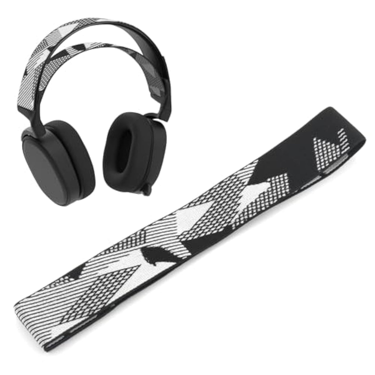 Arctis7 Fabric Headband Replacement Head Band Top Pad Cushion Cover Compatible With Steelseries Arctis 7 / Arctis 9 9X/ Arctis Pro Lossless Wireless Gaming Headphones Replacement Band Repair Part