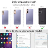 Designed For Samsung Galaxy S21 Ultra 5G Case,Cute Plating Edge Love Hearts Pattern With Camera Lens Protection Phone Cover For Girls Women,Black