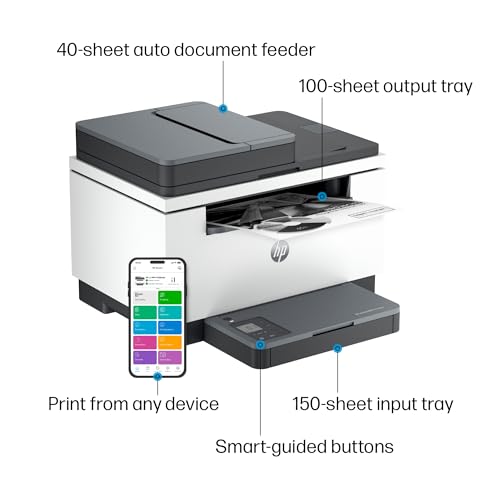 Laserjet Mfp M235Sdw All-In-One Laser Wireless Printer, Scan/Copy, Black & White, Duplex, Best-For-Office