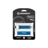 Ironkey Keypad 200 Type -A Hardware-Encrypted Usb Flash Drive Fips 140-3 Level 3 (Pending) With Xts-Aes 256-Bit Hardware Encryption - Ikkp200/512Gb