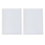 2Pcs 7X5 Inch Resin Tray Molds, Rectangle Silicone Molds, Flat Concrete Molds Epoxy Silicone Board Molds For Resin Epoxy Diy