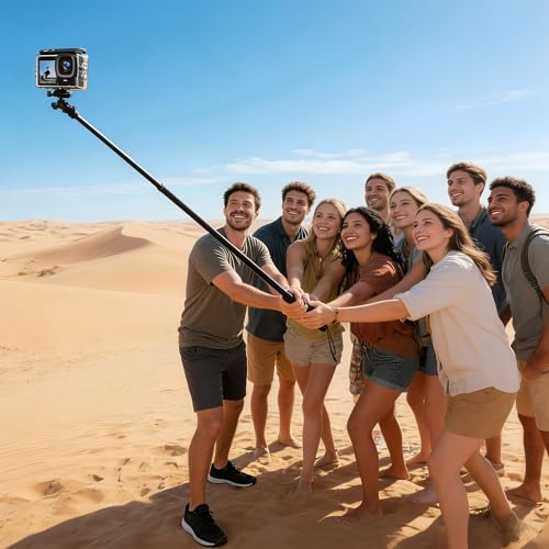 110"/2.8m Carbon Fiber Invisible Selfie Stick,9.2ft Extended Super Long Pole for Insta360 X5/X4 Insta 360 X3 ONE X2, ONE R, ONE X, ONE GO 3S 3 2