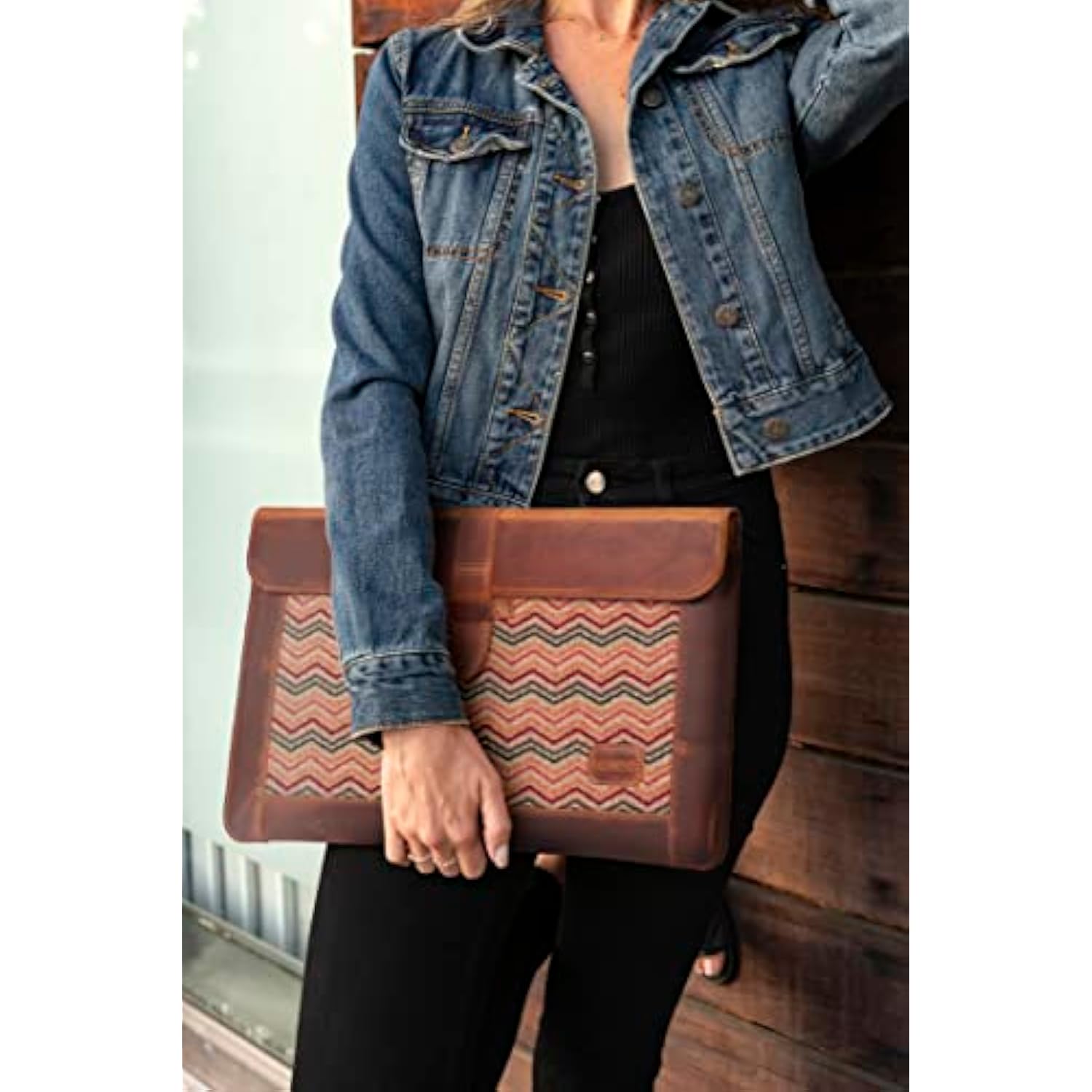 Top Grain Leather Macbook Bag Laptop Sleeve for MacBook Pro and MacBook Air Case 14 Inch - 13 Inch (M4, M3, M2, M2, M1, Pro, Max) 13.3 Inch, iPad Pro 12.9 Inch - 2020 to 2024 Models