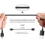 Replacement Mini Usb Cable Charger Charging Power Cord For Onetouch Verio Iq Blood Glucose Monitoring System Meter,Ps3 Controller, Mp3, Dash Cam, Garmin Gps,Usb A To Mini-B Data Transfer Cable & More