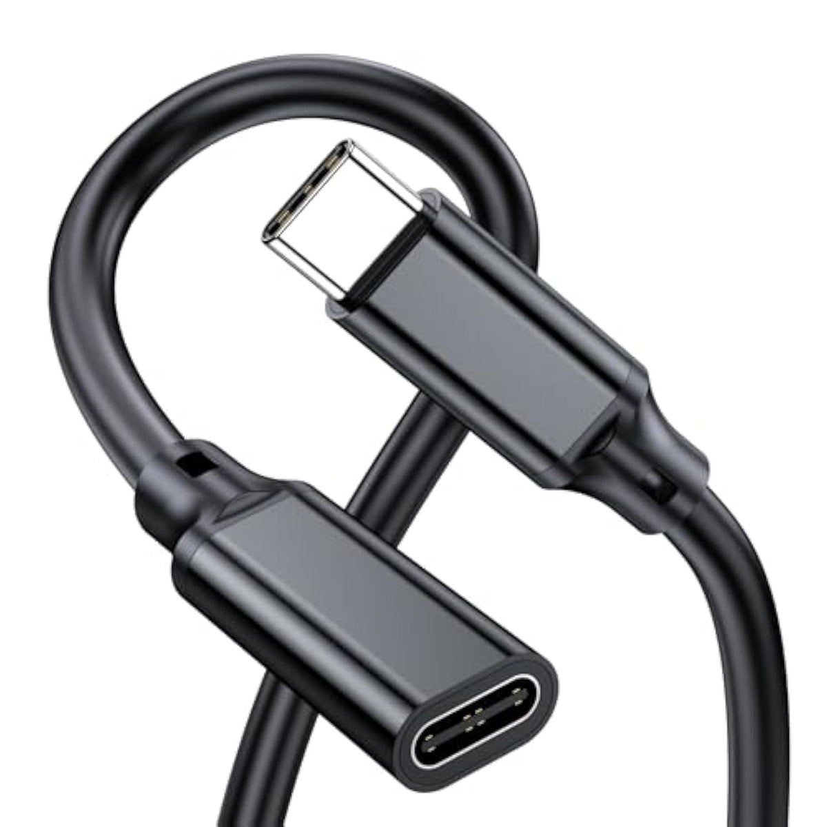 Usb C Extension Cable 10Ft,Usb 3.2 10Gbps Male To Female Type C 3.1 5A Pd240W Fast Charging Cable 4K Video For Switch,Macbook Pro/Air,Ipad Pro,Dell Xps,Surface Book,Psvr2,Usb C Hub,Iphone15 16