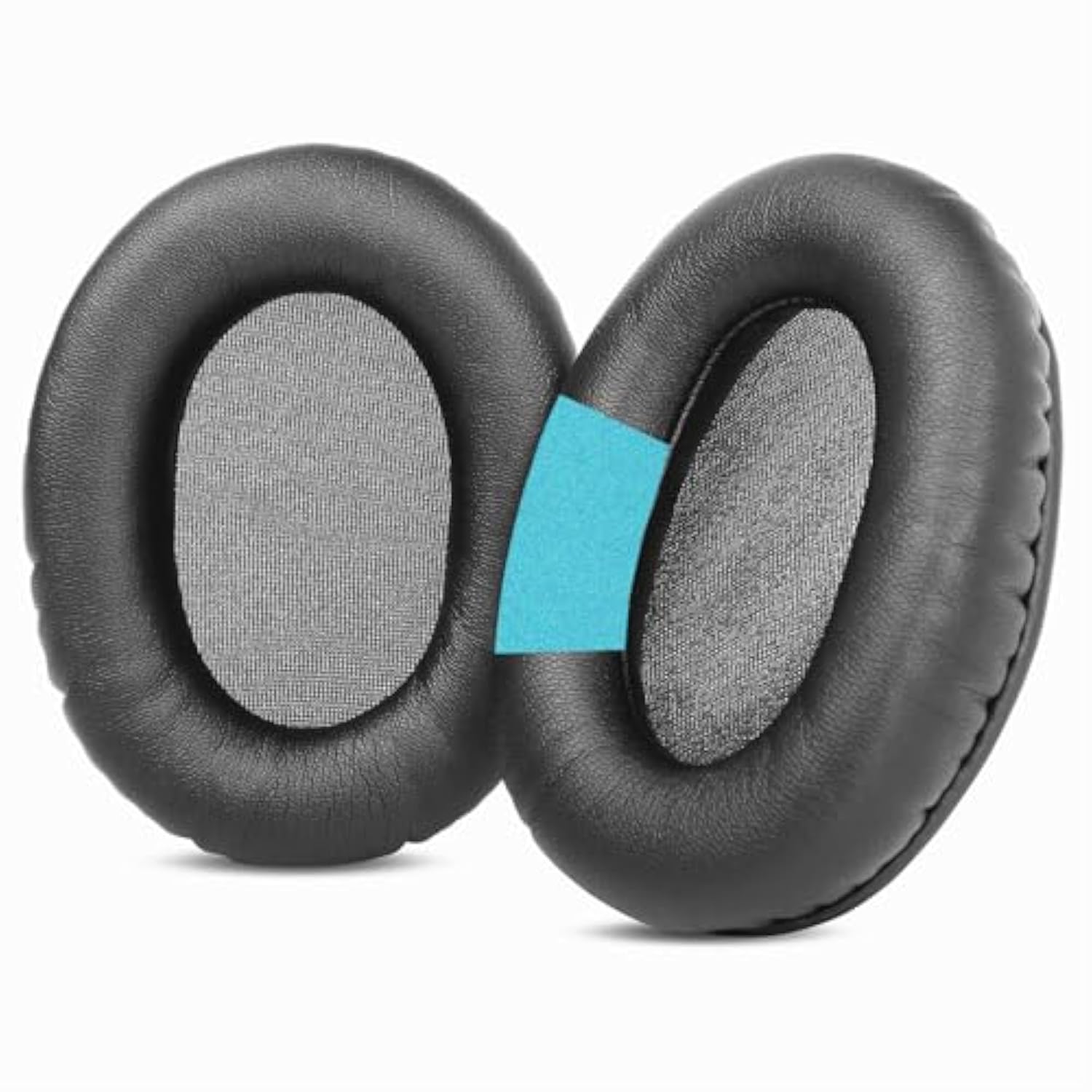H5 Ear Pads Ear Cushions Earpads Replacement Compatible With Mpow 059 / H1 / H5 Bluetooth Headphone Protein Leather Black