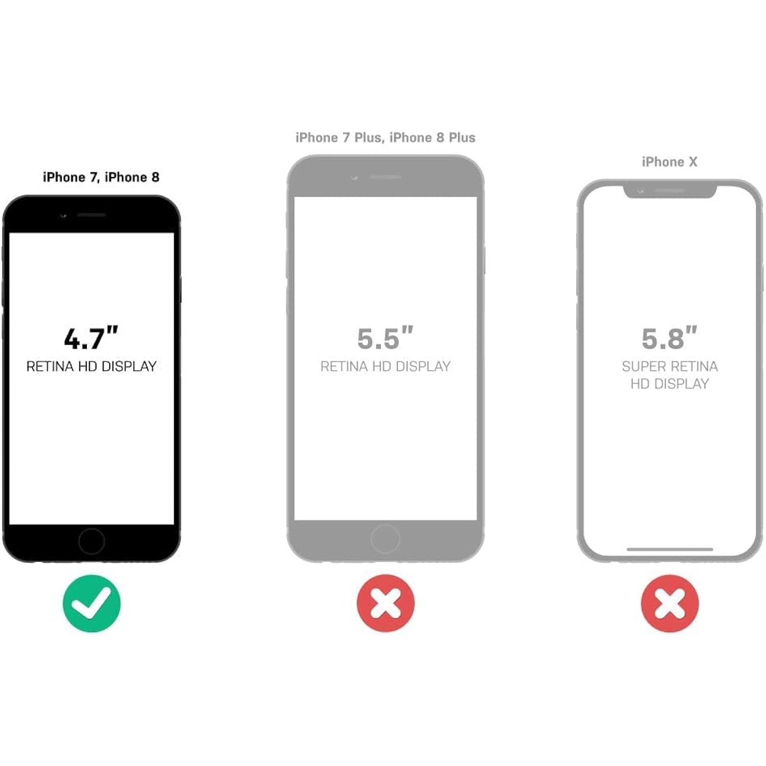 LifeProof FR? Series Waterproof Case for iPhone SE (3rd and 2nd Gen) & iPhone 8/7 (Only - Not Plus) - Non-Retail Packaging - Drop in (Abyss/Lime/Stormy Weather)