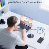 Cable Matters [USB-IF Certified] 10Gbps Gen 2 USB A to USB C Cable - 3.3 ft, USBC to USBA Cable, Black, Compatible with iPhone 16/15 Pro Max/Plus