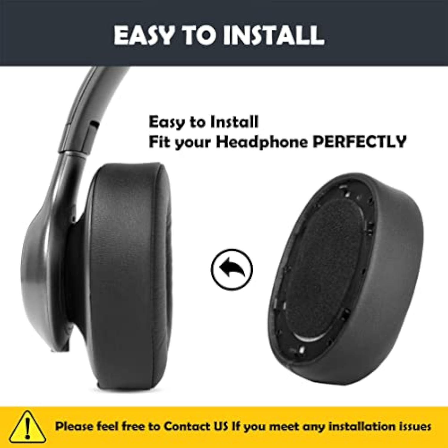 Professional Headphone Earpads Replacement Ear Pads Compatible With Jbl Everest Elite 750 750Nc Over-Ear Wireless Bluetooth Headphone