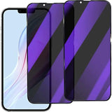 2 Pcs Privacy Anti-Blue Tempered Glass Suit For Iphone 12/12 Pro, Anti-Spy Anti-Peeping Screen Protector Film Designed For Apple Iphone 12/12 Pro
