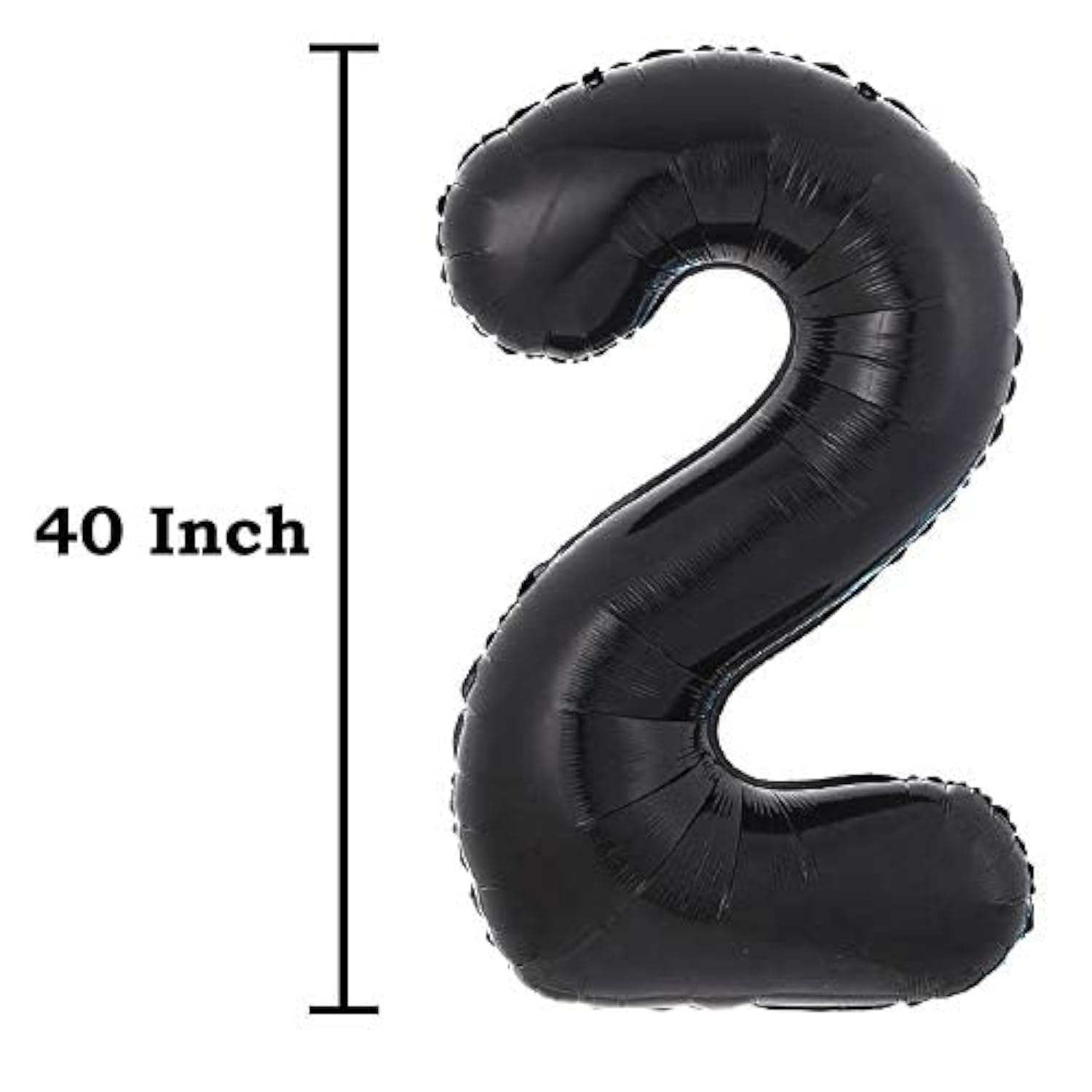 40inch Jumbo Black 21 number balloons for 21st Birthday Decorations helium balloons party supplies use them as Props for Photos (Black 21)