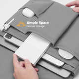 14 Inch Laptop Sleeve Case Computer Bag For Macbook Pro 14 M3 M2 M1/14 Lenovo Ideapad Flex 5 Gen 8/Ideapad Flex 5I/Thinkpad X1 Carbon/Ideapad 3I/Yoga Slim 7I Pro X/14.5" Dell Xps 14/Hp,Grey