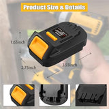 Adapter For Hilti To For Dewalt 20V Tool,For Hilti 22V B22 Battery Convert To For Dewalt 20V Max Battery Dcb204 Dcb206 Battery,Work For Dewalt 20V Max Cordless Drill/Impact Driver Cordless Tool