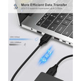 Usb A To Usb A Cable 6Ft, Usb 3.0 Type A To A Male Cable Double Sided Usb Cord For Data Transfer Compatible With External Hard Drives Laptops Cooling Pad/Fan Printer Scanner Speaker Dvd Player Usb Hub