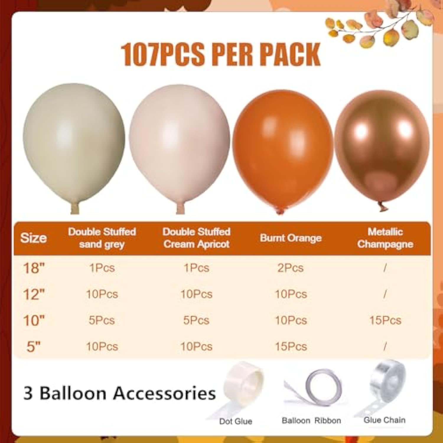 Double Stuffed Tan Terracotta Boho Balloon Arch Garland Kit Rustic Fall Party Decor