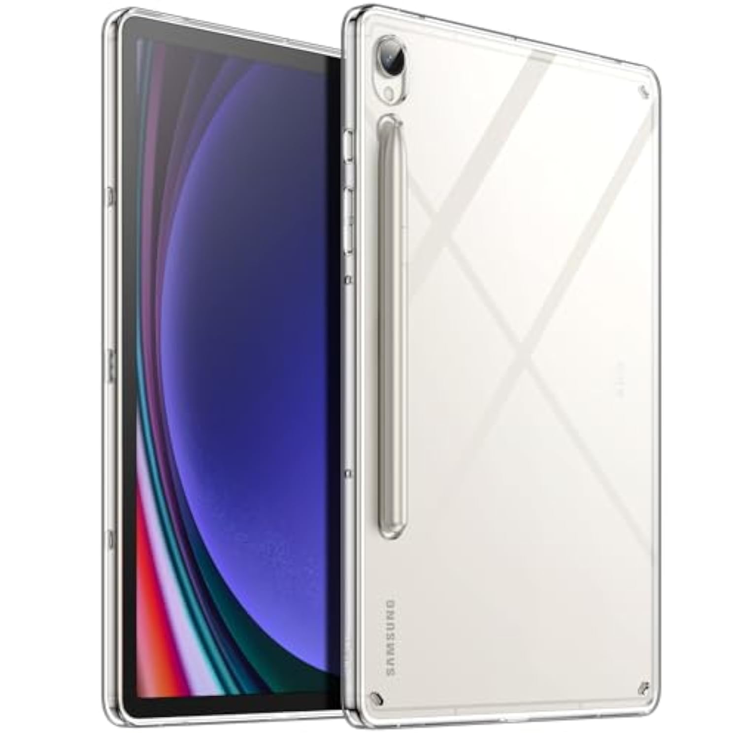 JETech Clear Case for Samsung Galaxy Tab S9 11-Inch, Anti-Yellowing Transparen