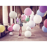 15Pcs 36 Inch Large Round Latex Balloons, Super Big Thick Latex Balloo