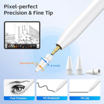 Stylus Pen For Ipad 2025-2018 With 13 Mins Fast Charge,Tilt Sensor Palm Rejection Pencil For Ipad 10/9/8/7/6Th,11Th A16,Air 11/13" M2/M3,Pro 11/13" M4,Pro 12.9",Air 5/4/3,Mini 7/6/5