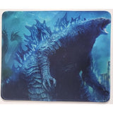 Blue Heat Ray Dinosaurs T-Rex Computer Mouse Pad Cool 12X10 Inches Table Mat For Gaming Office For Godzilla