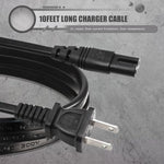 2 Prong Power Cord Charger For Epson Workforce Stylus Ecotank Printer Et-2800 Et-2803 Et-2850 Wf-2520 Wf-3620 Wf-M1560, Et-2720 Et-2750 Et-2650 Et-M1120 Et-M1170 Et-3760 Et-3750 Printer Charging Cable
