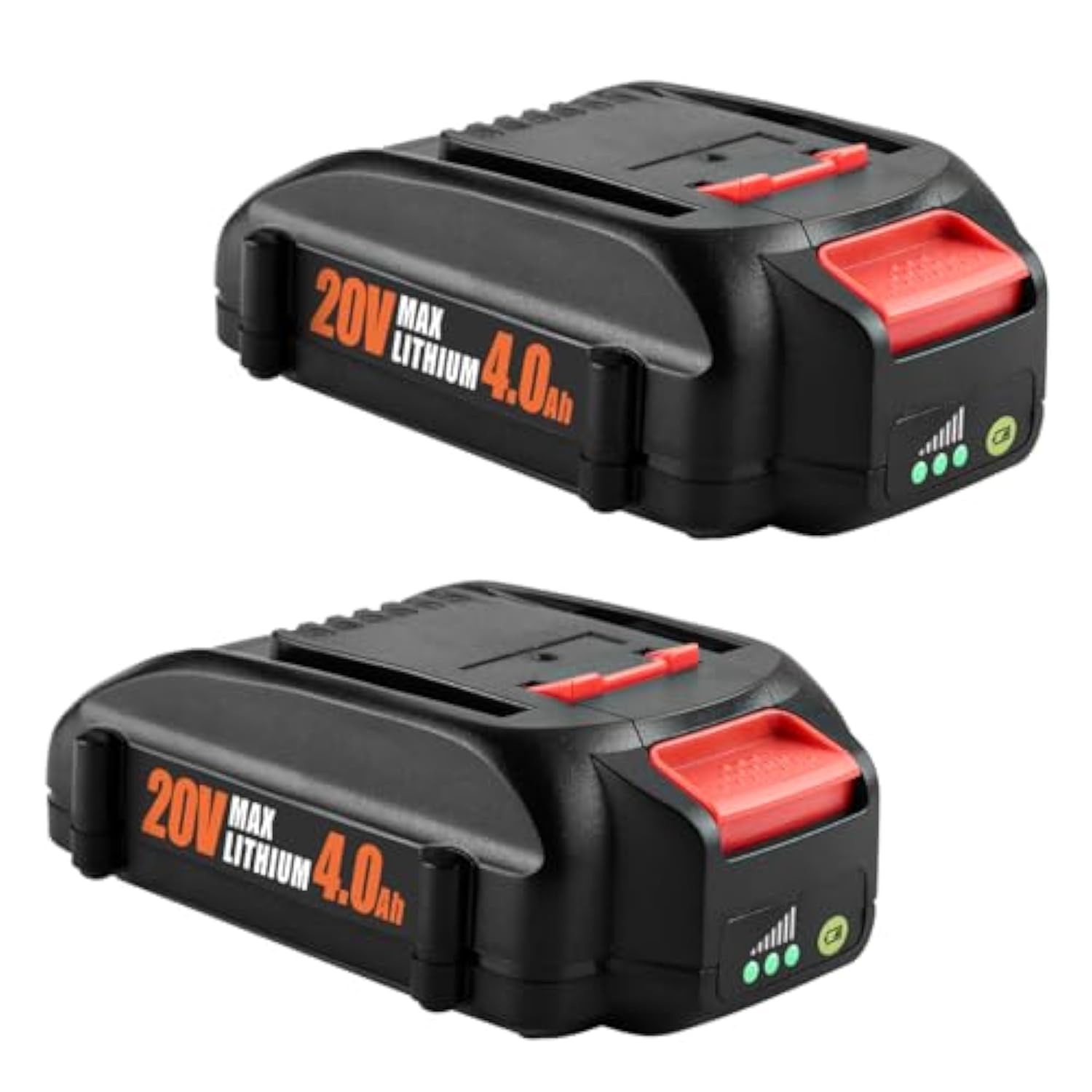 2-Pack 4.0Ah Replacement For W0Rx 20V Battery Powershare Wa3520 Wa3525 Compatible With Wg151S Wg155S Wg251S Wg890 Wg891 W0Rx 20V Tools Lithium Battery
