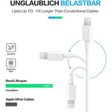 Usb C To Lightning Cable 3Pack 6Ft [Mfi Certified] Iphone Fast Charger Cable Usb-C Power Delivery Charging Cord For Iphone 14/13/12/11/Xs/Xr/X/8/Ipad, White