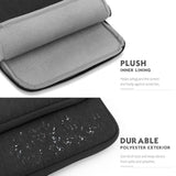 MoKo 8-9 Inch Tablet Sleeve Bag Carrying Case with Storage Pockets Fits New iPad mini (A17 Pro) 8.3" 2024, iPad mini 6/5/4/3/2/1th 8.3"/7.9" 2021-2012, Galaxy Tab A7 Lite 8.7" 2021, Black & Gray