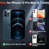 For Iphone 12 Pro Max Case [Compatible With Magsafe], Heavy Duty Shockproof 3-Layer Full-Body Protection Rugged Cover, Drop-Resistant And Wireless Charging (Aqua, Iphone 12 Pro Max)