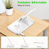 Wireless Charger, 3 In 1 Charging Station For Multiple Devices, Wireless Charging Stand For Iphone 8-16 Series,Iwatch 2-10 Series/Ultra/Se,Airpods/3/2/Pro(White)