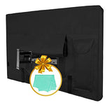 Outdoor TV Cover for 40 to 42 inches LCD, LED, Waterproof, Weatherproof and Dust-Proof TV Screen Protectors with Cleanig Cloth (42 inch,Black)