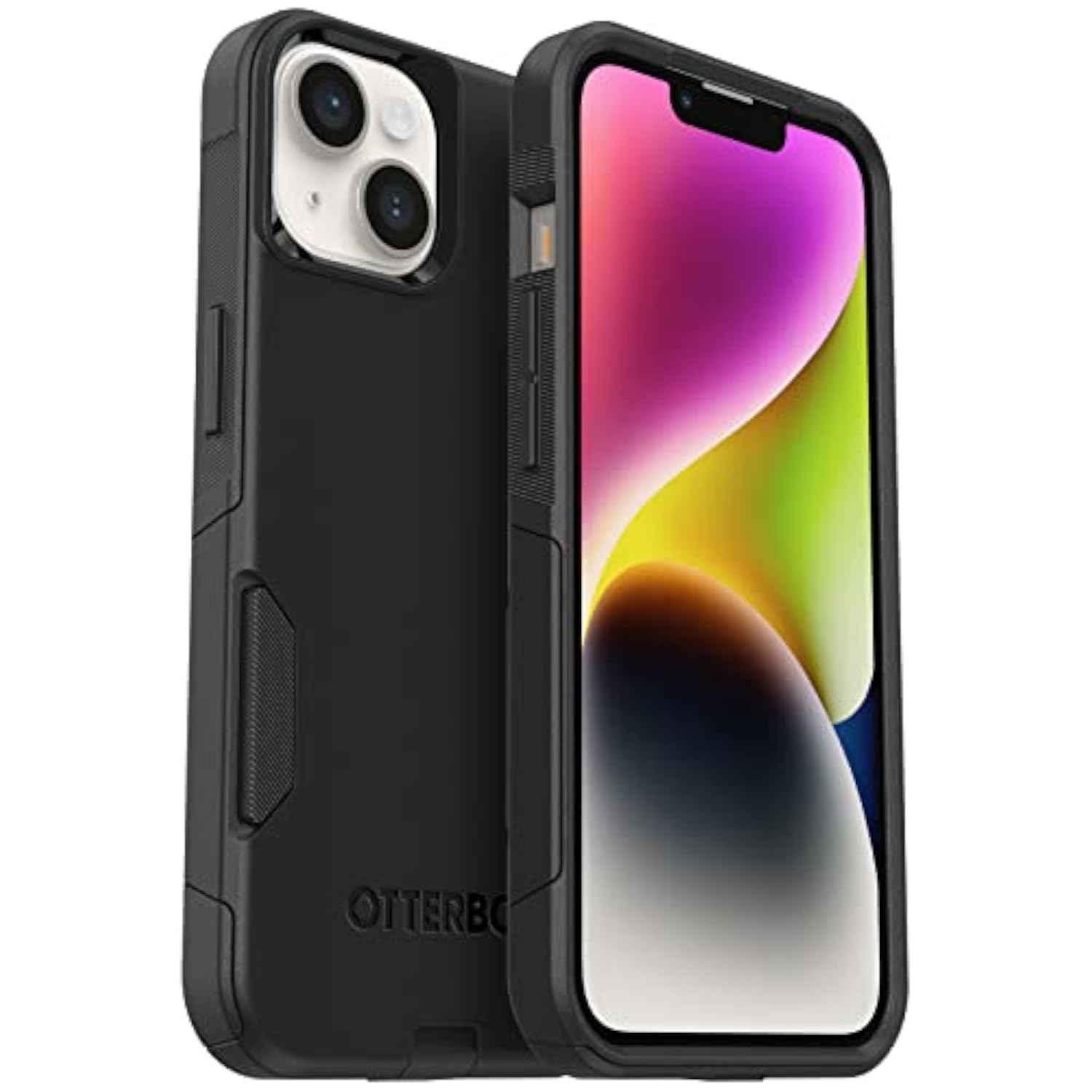 OtterBox iPhone 14 & iPhone 13 Commuter Series Case - Black, Slim & Tough, Pocket-Friendly with Port Protection