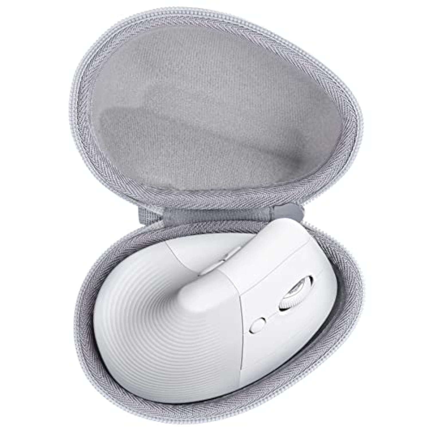 Hard Carrying Case Replacement For Logitech Lift Vertical Ergonomic Mouse (Grey)