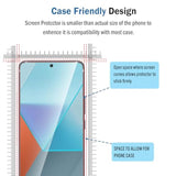 2+2 Pack For Xiaomi Redmi Note 13 Pro 5G/Poco X6 Screen Protector With Camera Lens Protector,Full Coverage 9H Tempered Glass Film,Hd Clear Scratch Resistant,Bubble-Free