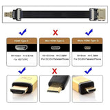 Cyfpv Micro Hdmi To Hdmi Female Extension Fpc Flat Cable 1080P For Fpv Hdtv Mu