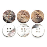 Shell Buttons 4 Holes Natural Akoya Shell Sewing Button Diy Crafts Tg2
