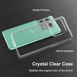 Clear Case For Oneplus 10 Pro Case Shockproof [Hard Pc Back+Soft Tpu Bumper] [Reinforced Corner] [Anti-Yellowing] Support Wireless Charging Protective Phone Case Cover For Oneplus 10 Pro, 2022