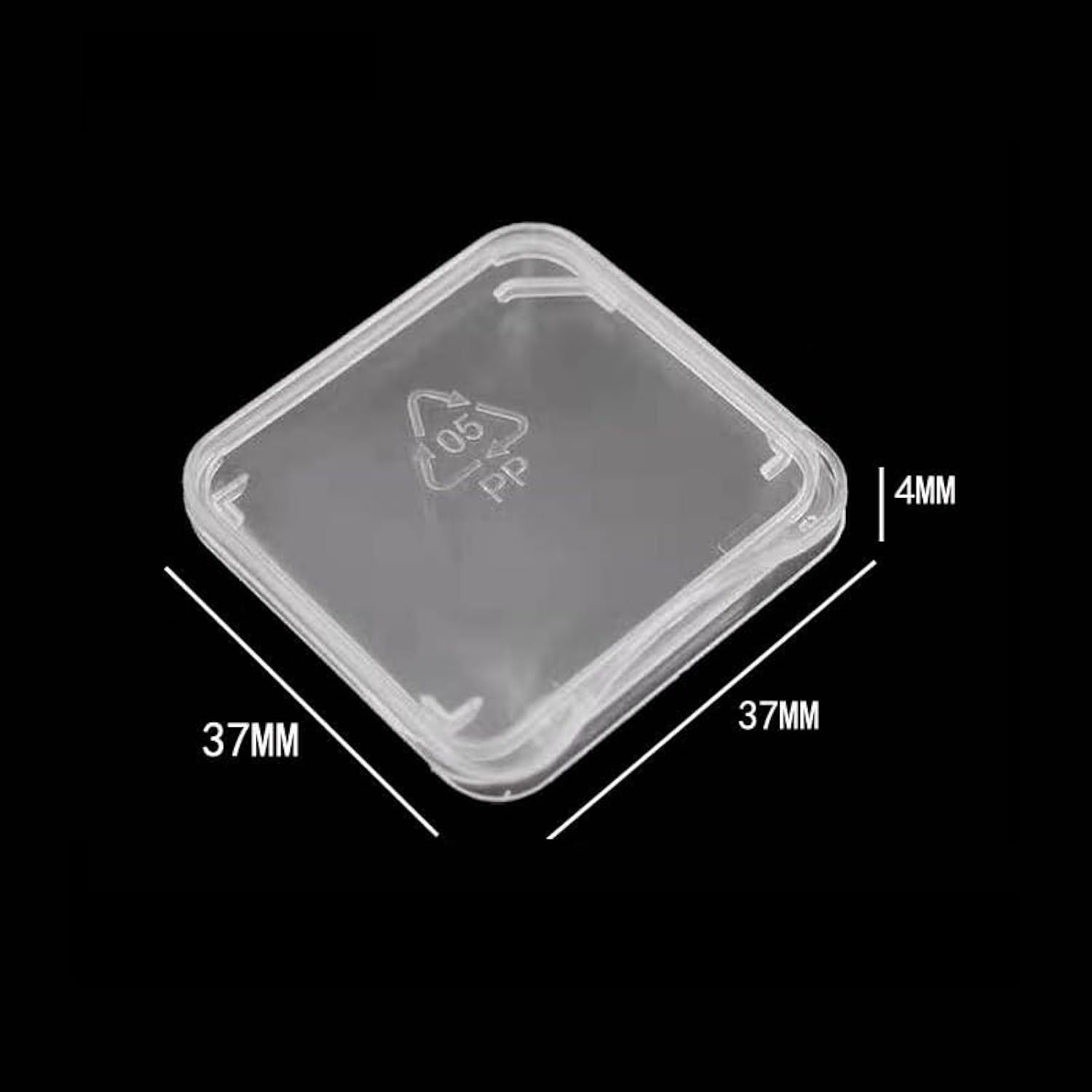 10 Pcs Sd Mmc / Sdhc Pro Duo Memory Card Plastic Storage Jewel Case (Memory Card Not Included)