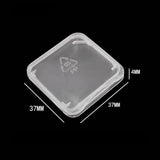 10 Pcs Sd Mmc / Sdhc Pro Duo Memory Card Plastic Storage Jewel Case (Memory Card Not Included)