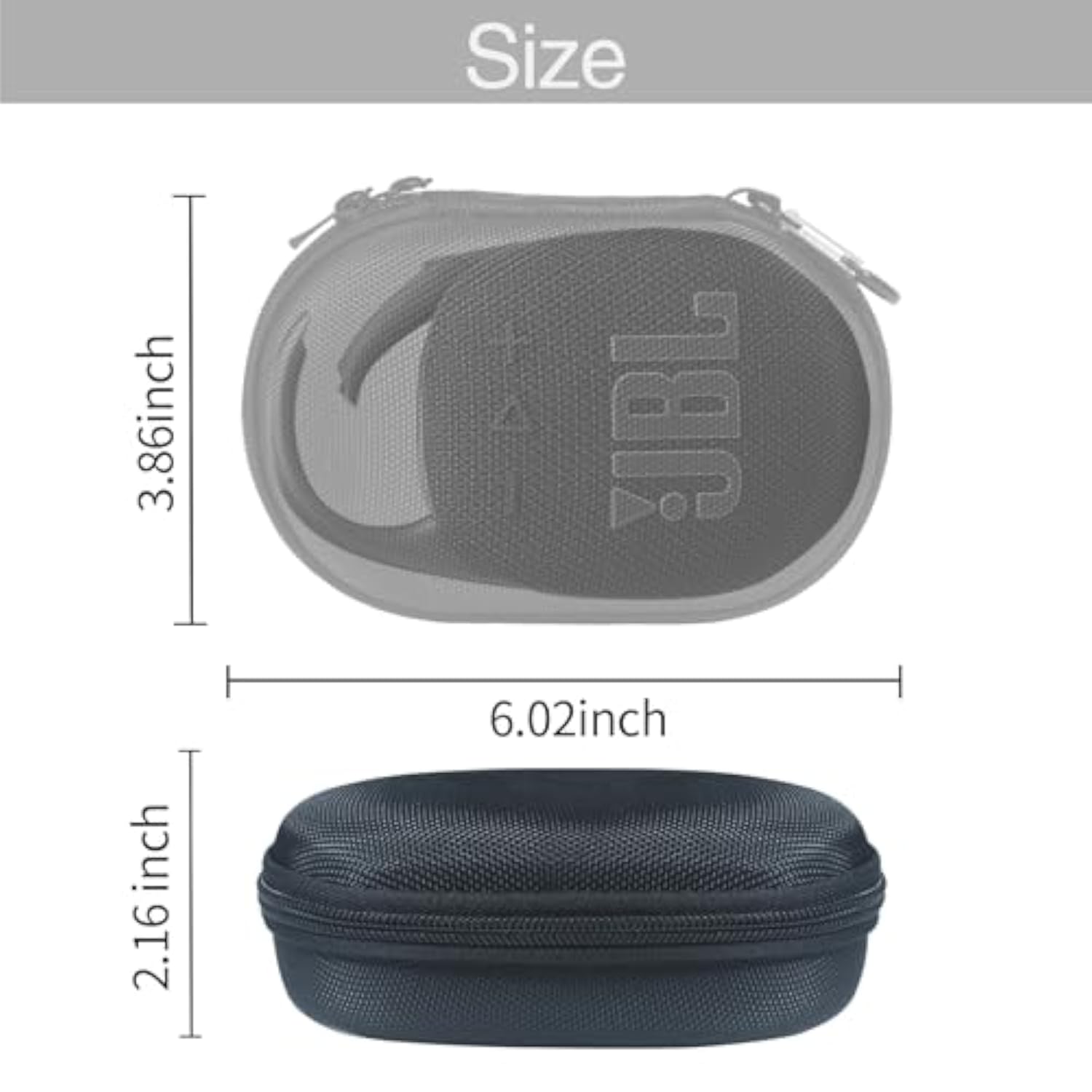Case For Jbl Clip 5 Portable Bluetooth Speaker, Cover For Jbl Clip 5 Speaker, Waterproof And Dustproof Feature, For Home, Outdoor And Travel(Black) - Box Only