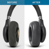 Ear Pads Replacement For Jbl E65 (E65Bt E65Btnc)/Live 650 (650Nc 650Btnc)/Duet Nc Wireless Headphones,Protein Leather Earpads Cushions With Memory Foam,Black