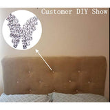 10Pcs Crystal Rhinestone Butterfly Embellishments Buttons,Sew On Butto