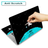 Laptop Skin Sticker Decal, 12" 13" 13.3" 14" 15" 15.4" 15.6" Laptop Vinyl Sticker Skin Cover Art Protector Notebook PC (2 Wrist Pad Skins Included), Decorative Waterproof Removable, Space Alien 2025