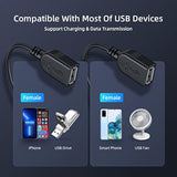 Usb 1 To 4 Splitter, Usb 2.0 A Male To 4 Usb Female Jack Y Splitter Hub Power