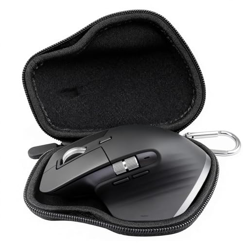 Hard Travel Storage Case Compatible With Logitech Mx Master 4 / Mx Master 3S / Mx Master 3 / Mx Matser 2S Advanced Mouse (Pale Grey)