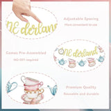 Onederland Banner - Alice In Onederland Decorations, Baby First Birthday Party Banner, Tea Party 1St Birthday Banner, Alice In Onederland Gold Glitter