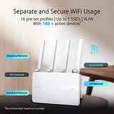 Expertwifi Ebr63 Ax3000 Wifi 6 Business Router - Custom Guest Portal & Sdn, Easy Setup & Remote Management, Scalable With Expertwifi Aimesh, Free Commercial-Grade Security, Vpn, Vlan