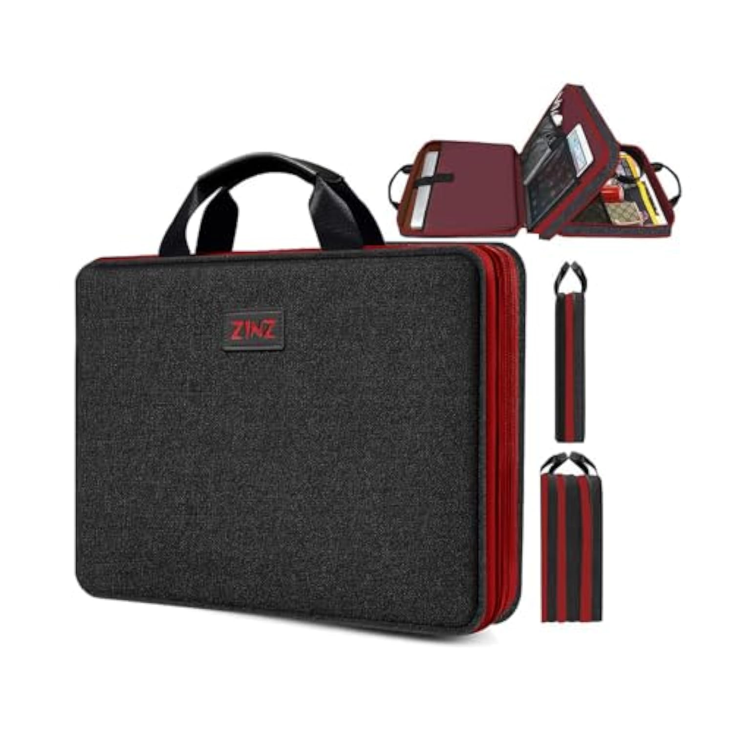 Laptop Case 15 15.6 16 Inch Sleeve, Expandable Computer Hand Bag With Multi-Pockets Compatible With Macbook Pro 16 Inch M4/M3/M2/M1, Macbook Air/Pro 15 Inch And 15-16 Inch Notebooks?B01Rd01