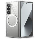 Ringke Fusion [Compatible with MagSafe] Designed for Samsung Galaxy Z Fold 6 Case, Transparent Scratch Resistant Shockproof Bumper Phone Cover - Magnetic Clear