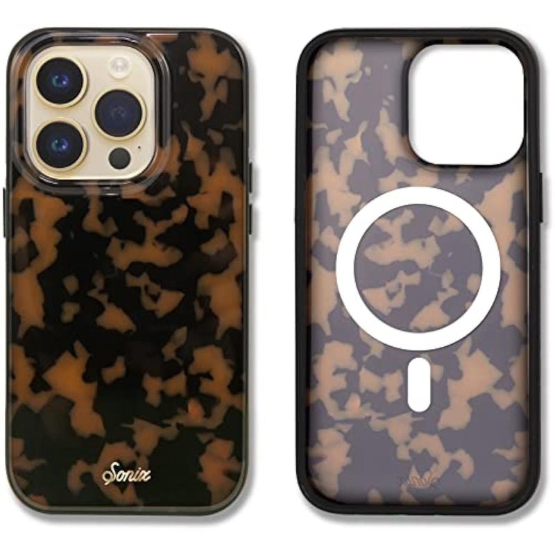 Sonix Case for iPhone 14 Pro | Compatible with MagSafe | 10ft Drop Tested | Tortoiseshell | Brown Tort