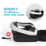 Carrying Case For Meta Quest 3S Hard Case For Quest 3S/ Quest 3/ Quest 2 Vr Gaming Headset, Travel Storage Case For Oculus Quest 3 And Touch Controller Accessories (Not Fit For Elite Strap)